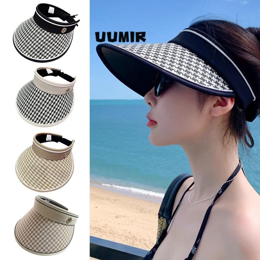 UUMIR   หมวกเบสบอล กันแดด ป้องกันรังสียูวี ระบายอากาศ ปรับได้ สําหรับเล่นกีฬา เทนนิส กอล์ฟ