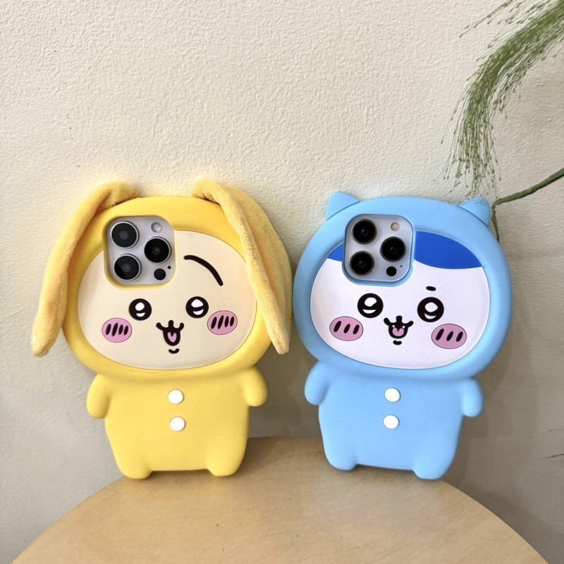 ใหม่น่ารัก Hachiware Chikawa Usagi เคสโทรศัพท์การ์ตูนอะนิเมะสําหรับ iPhone 17 12 13 14 15 16 Pro Max 11 14Pro กันชนนุ่มซิลิโคนนุ่มกรณี