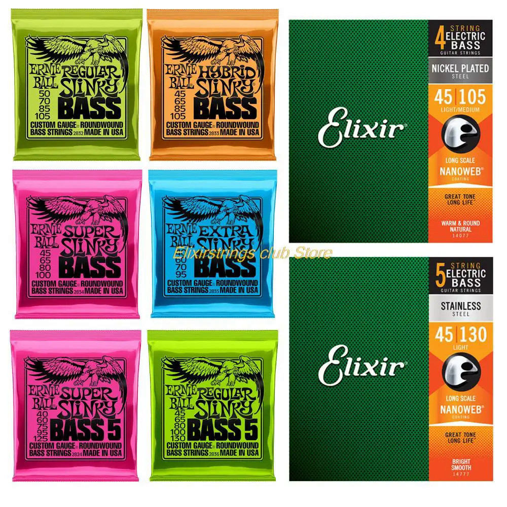 14077 14777 ไฟฟ ้ าเบสกีตาร ์ Strings 4/5 สายกีตาร ์ ernie อุปกรณ ์ เสริม Bass Ball 2832 2833 2834 2835 2836 2824
