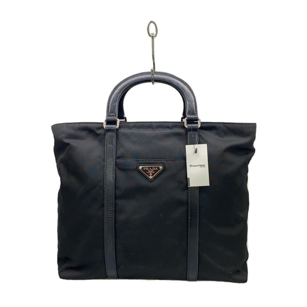 PRADA Shoulder Bag Tote Tessuto Nylon Black Direct from Japan Secondhand