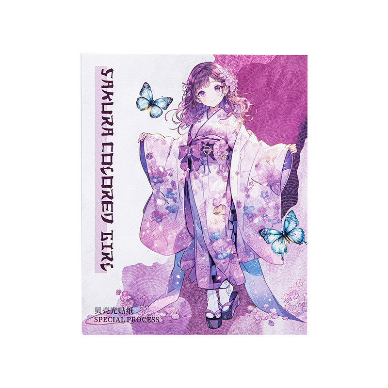 สติ ๊ กเกอร ์ สัตว ์ เลี ้ ยงซากุระสาวซีรีส ์ ธีมตัวละครคู ่ มือเคสโทรศัพท ์ มือถือ diy ตกแต ่ งภาพตัดปะ