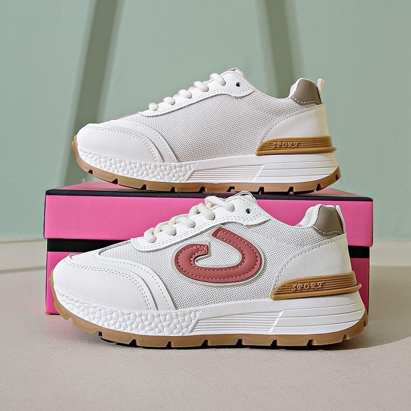 Q124แฟชั่นผู้หญิง ทรงหนาsneaker ระบายอากาศได้ดี ใส่สบาย รองเท้ากีฬาแบบลำลอง รองเท้า Argan ส่งจากไทย