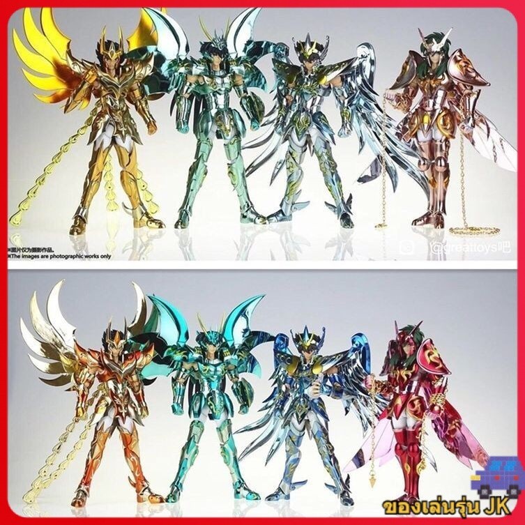 >> Ready Stock GT 10th Anniversary Fairy Phoenix Pegasus Saint Cloth Seiya Myth EX God White Bird Fairy Pegasus Purple Dragon