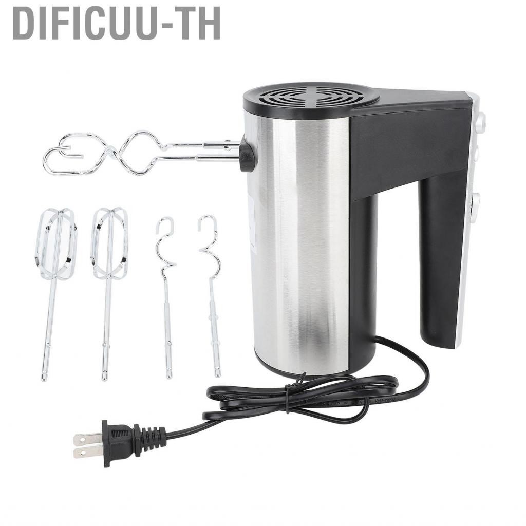 Dificuu-th Electric Beater  Turbine Boost Hand Mixer 5 Speed with 4 Mixing Tools for Stirring Dough