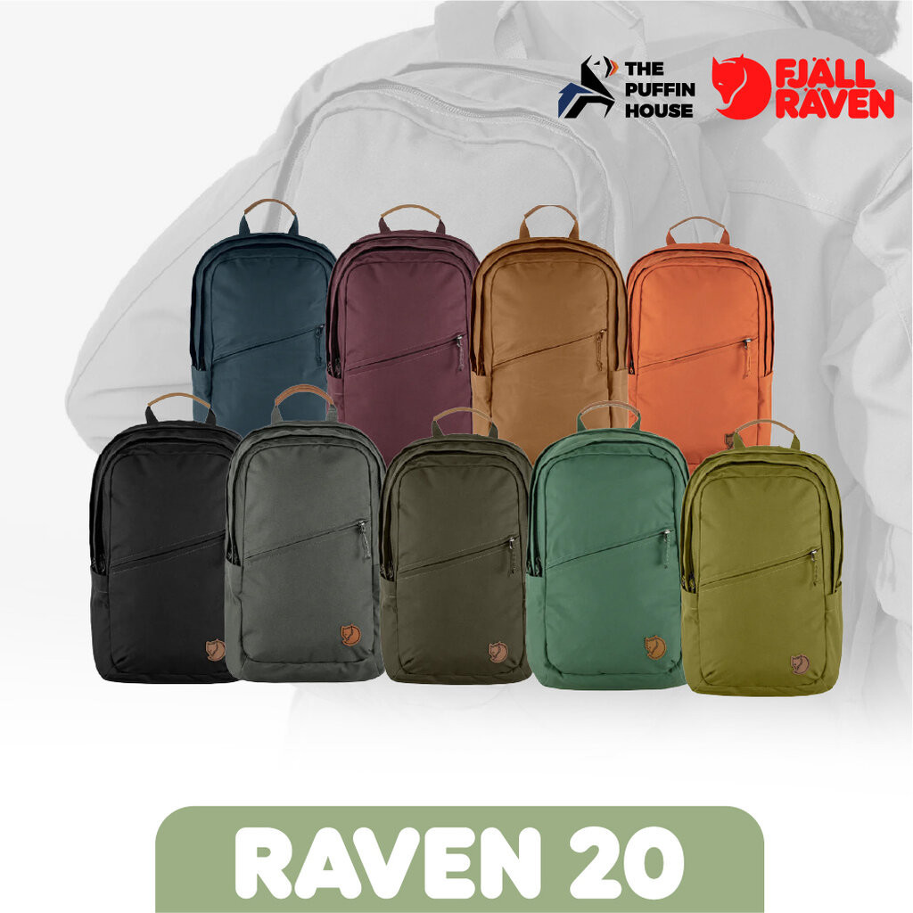 Fjallraven - Raven 20L เป้ที่ทำให้คุณไม่เหมือนใคร ความจุ 20 ลิตร สีสวยและหรูหราอย่างที่สุด