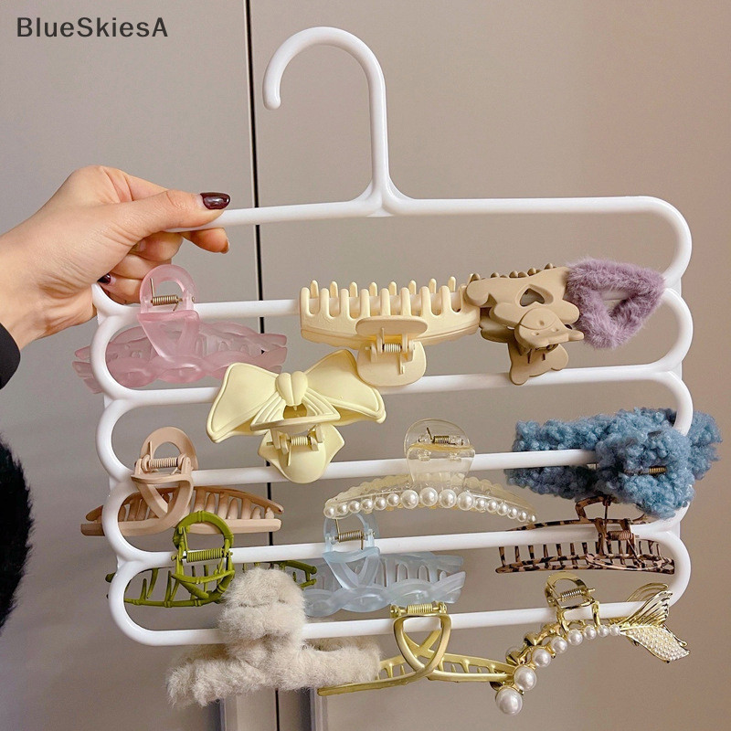 Bl ผม Claw ชั้นเก็บของ Organizer ความจุขนาดใหญ่ผู้ถือแขวนผนัง Hairpin แขวน Space al ชั้นเก็บของ A