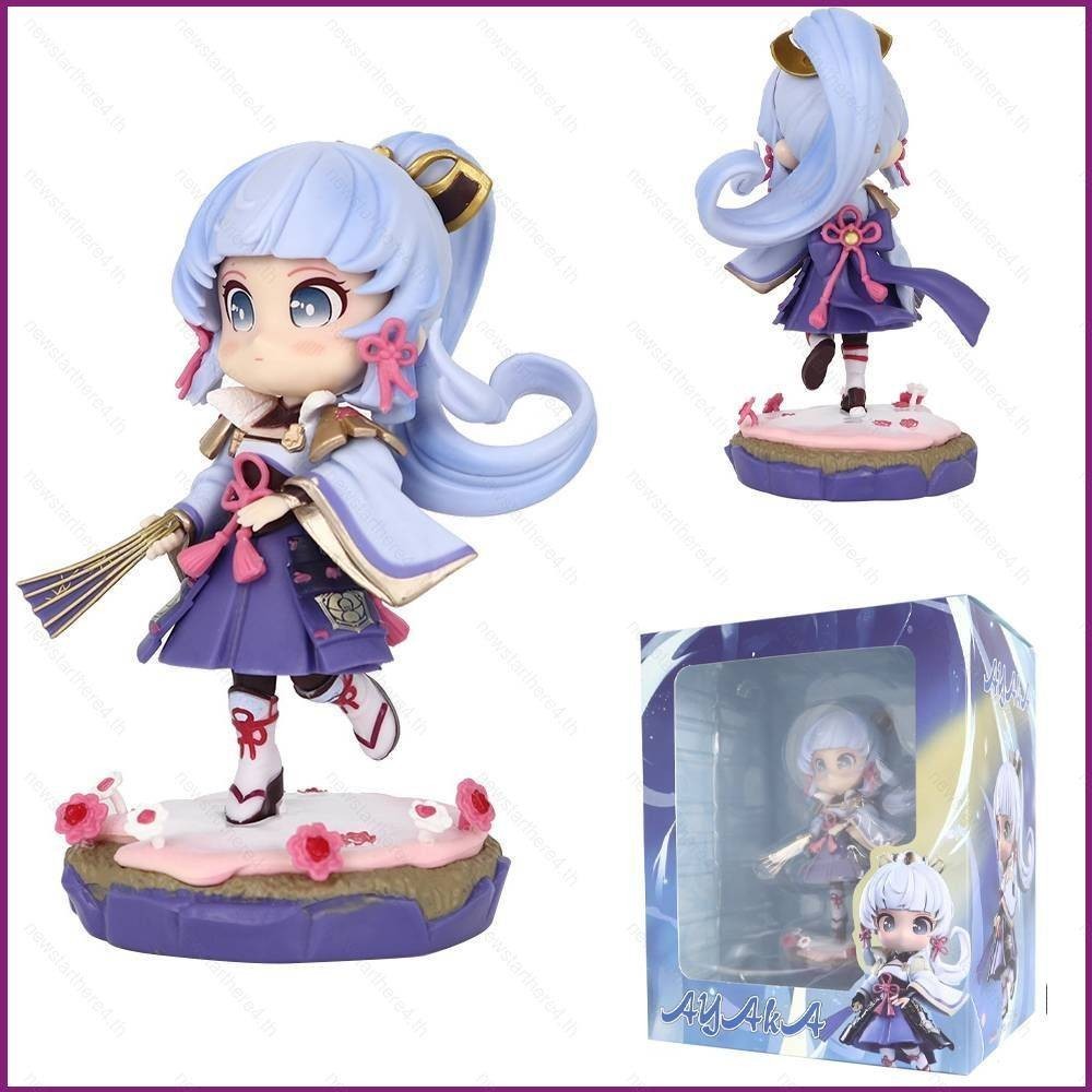 Genshin Impact Kamisato Ayaka Action Figure Kawaii หวานตุ ๊ กตาของเล ่ นสําหรับเด ็ กของขวัญคอลเลกชั