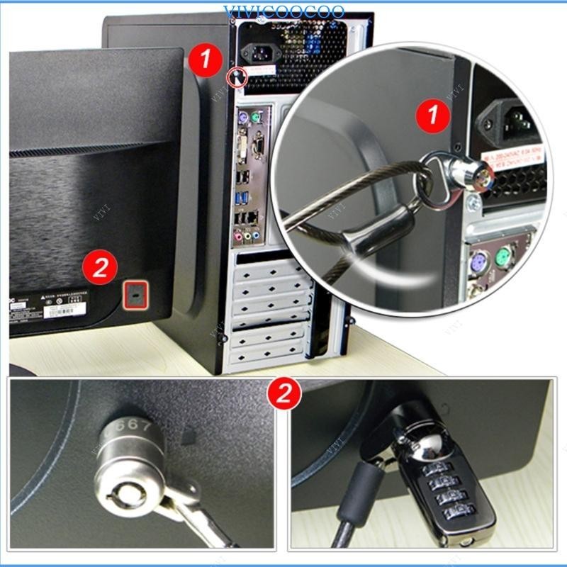 Vivi Security Keys Lock Protections Anti-theft Desktop Computer Chassis Management