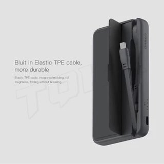 [607บ. โค้ดคุ้ม] Orsen Eloop E57 แบตสำรอง 10000mAh PD 20W Power Bank สายชาร์จในตัว พาวเวอร์แบงค์