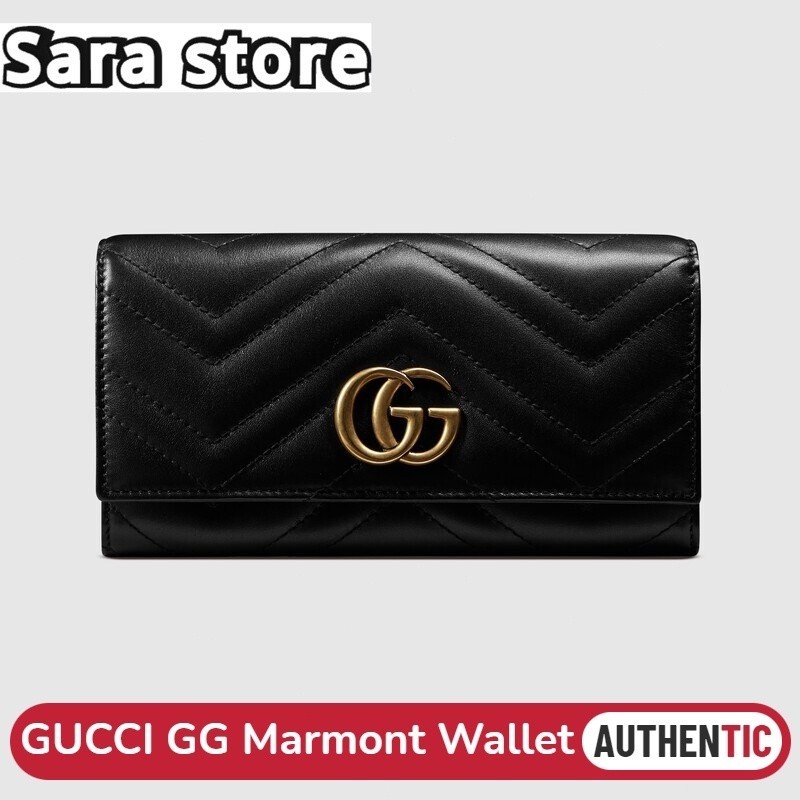 Gucci GG Marmont Mainland Long Wallet Long Wallet กระเป ๋ าสตางค ์ ผู ้ หญิง