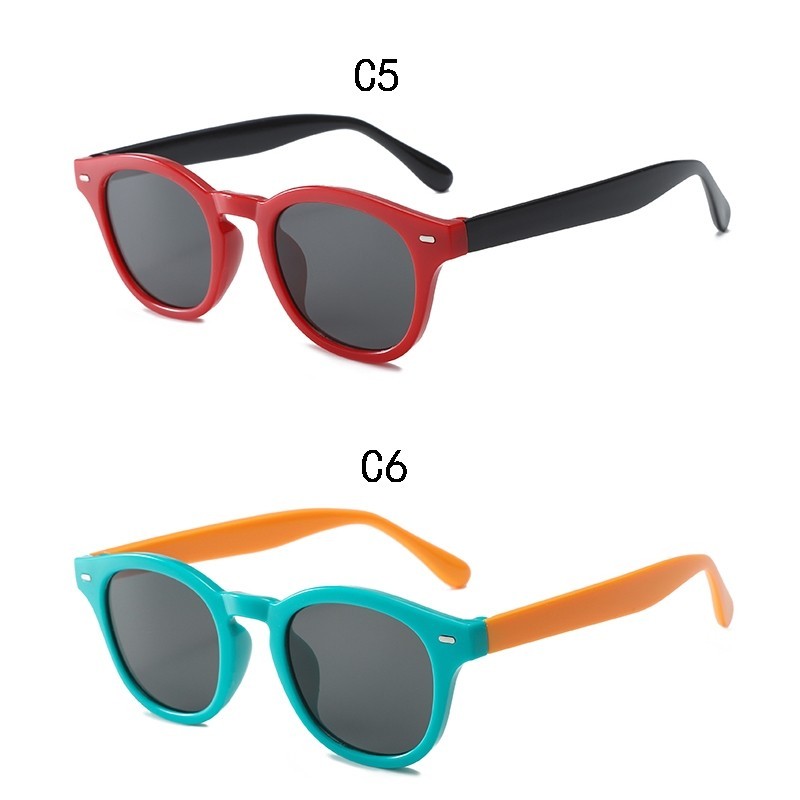 เกาหลีแฟชั่นเด็กแว่นตากันแดดการจับคู่สีบุคลิกภาพสแควร์น่ารักชายและหญิง ดวงอาทิตย์ ร่มเงา กลางแจ้งป้องกันรังสียูวีแว่นตา - รูปที่ 6