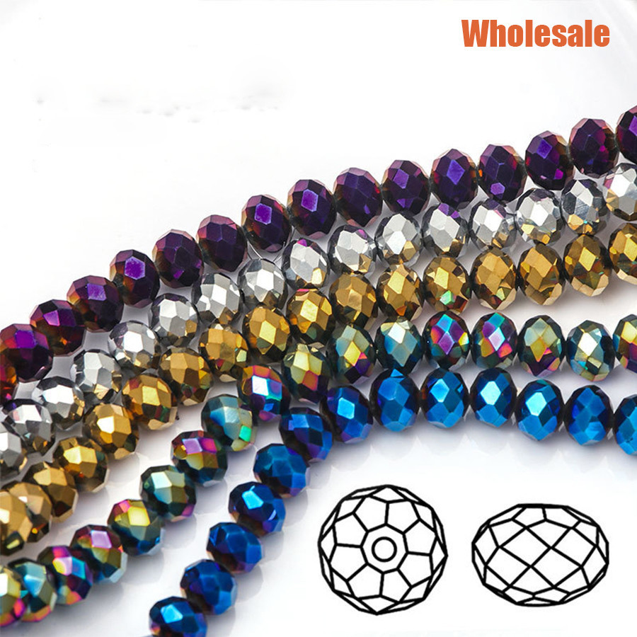 3-8 มม.68-140 ชิ ้ นหลวมลูกปัดหิน Spacer ลูกปัด Hematite DIY สําหรับจี ้ เครื ่ องประดับทํา