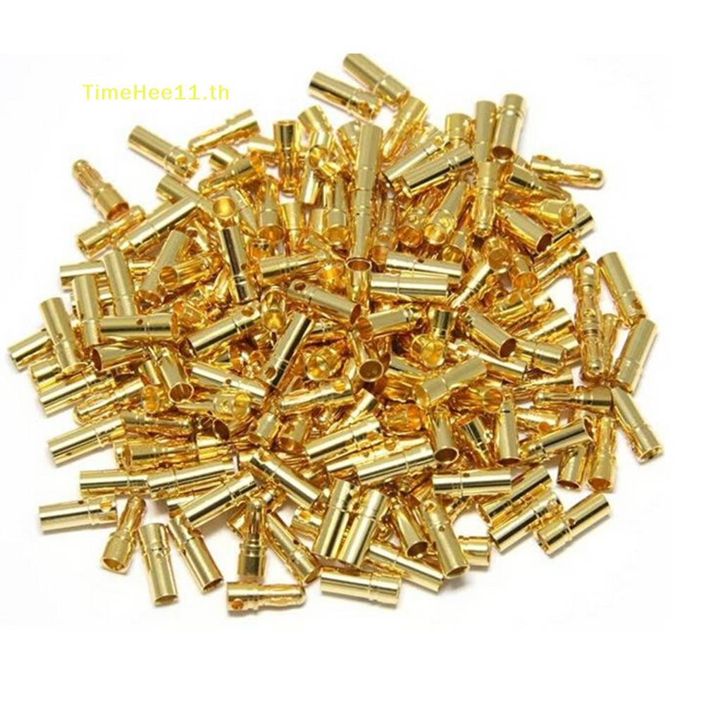 Timehee 10 คู ่ /Set 2mm Bullet Banana Plug Wire Connector Tool สําหรับ RC TH