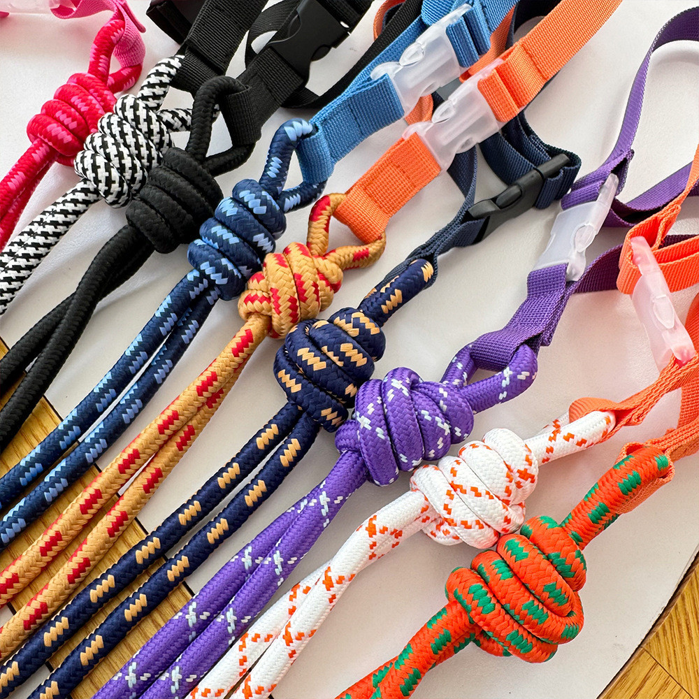 ball&chain สายสะพายไหล่ ผ้าแคนวาส ไนล่อน ทรงกลม แบบพกพา ที่ทนทาน สีดํา สีขาว