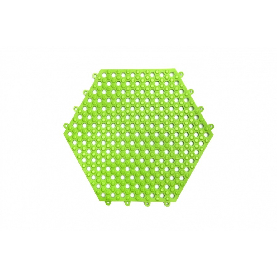 GlobalHouse Primo แผ่นกันลื่นPVCรังผึ้ง (6แผ่น/แพ็ค) รุ่น Hexagon ขนาด 30×30 ซม. สีเขียว สินค้าของแท