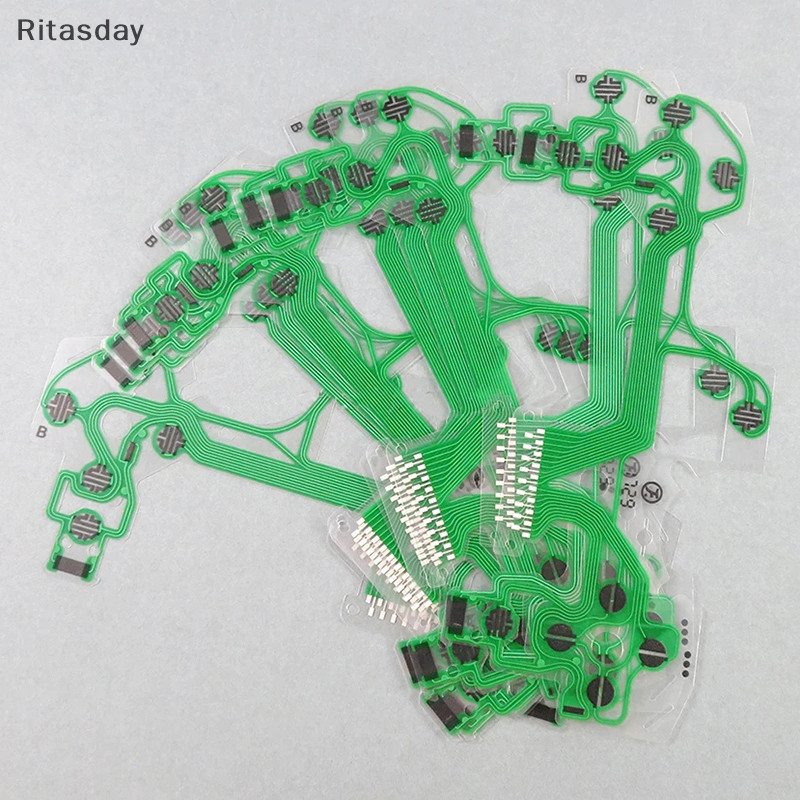 Ritasday ปุ่มเปลี่ยนริบบิ้นแผงวงจรสําหรับ Pro Slim Conductive ฟิล์มปุ่มกด Flex JDS 010 030 040 050 ใหม่