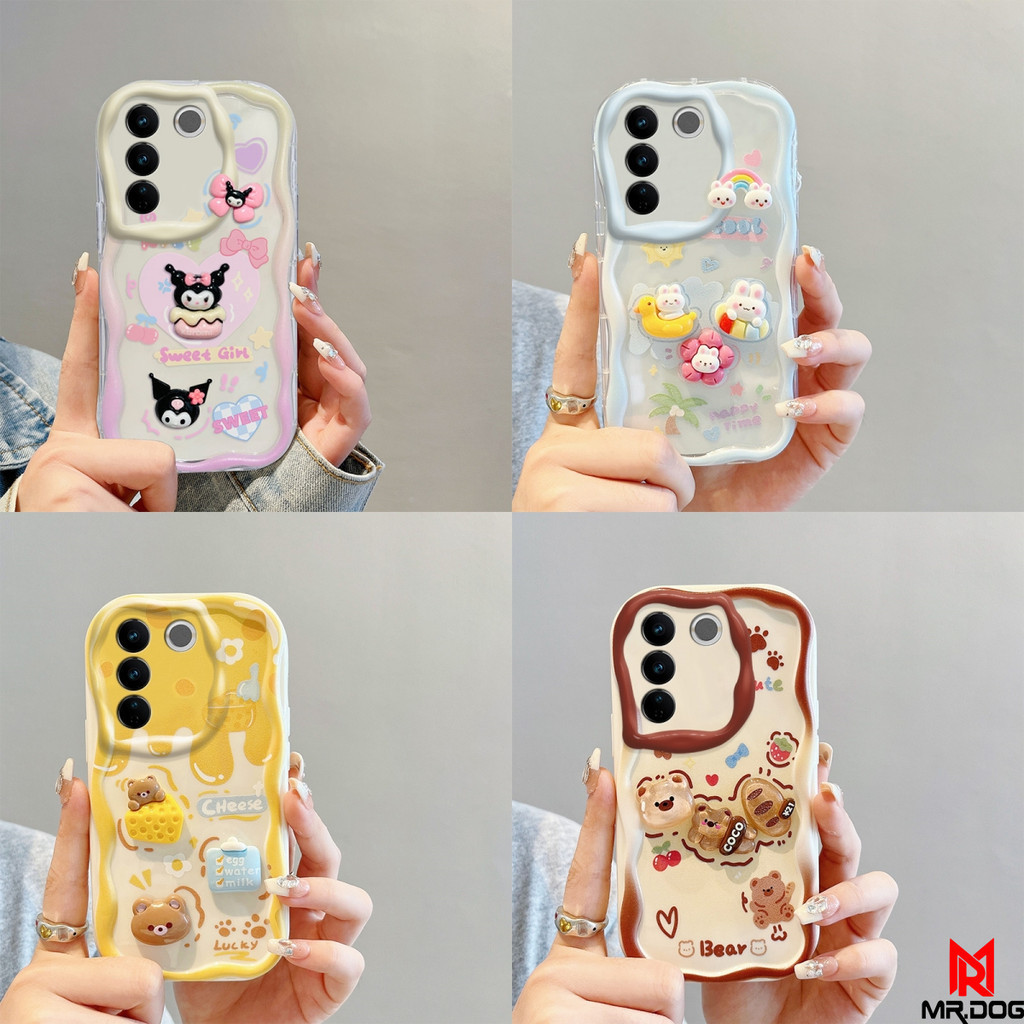 เคส VIVO V29E V29 5G น่ารัก ตุ๊กตาสามมิติ กรณีป้องกันโทรศัพท์มือถือ