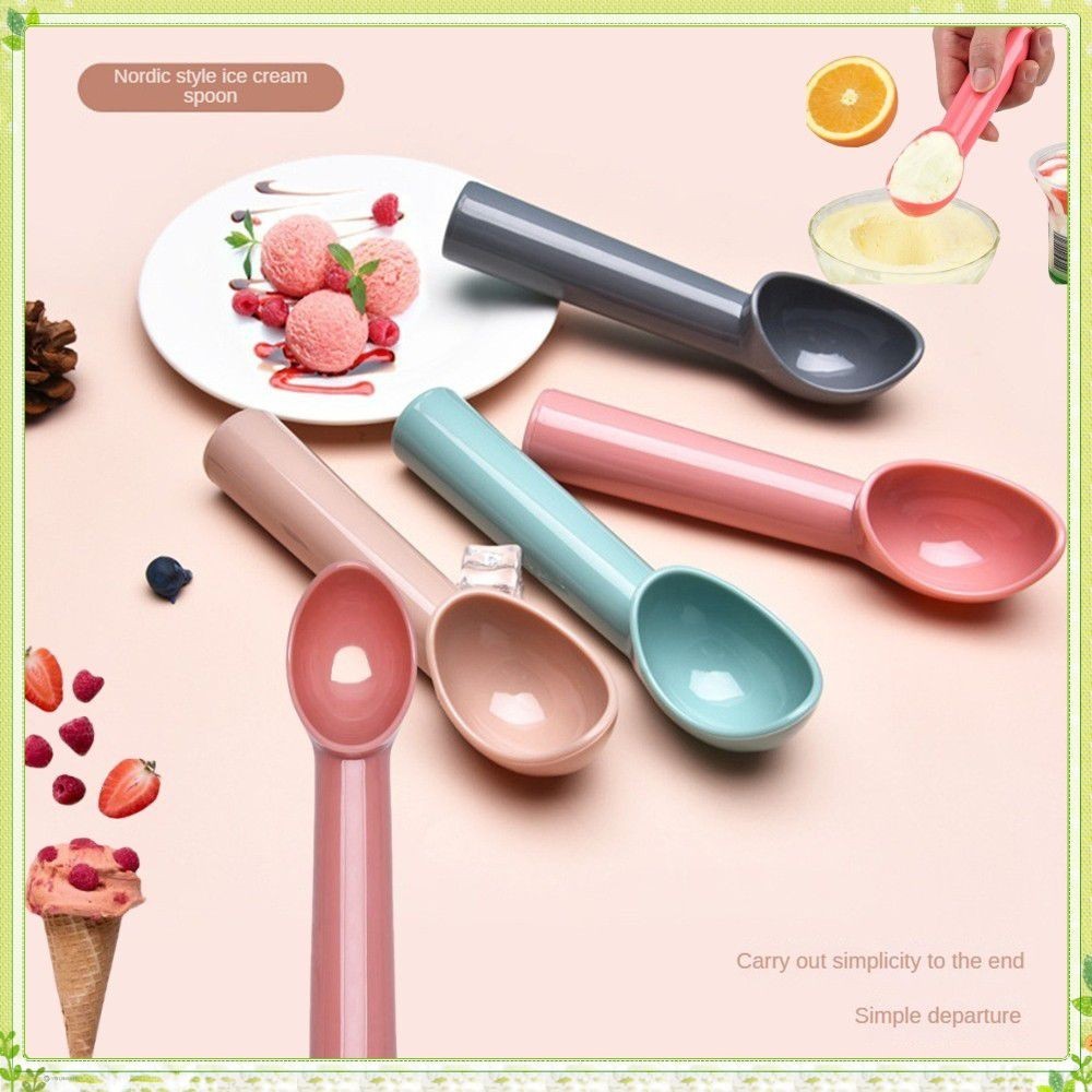 youngtime ฮ็อกกี้น้ำแข็งที่ตัก ไอศกรีม ช้อนขนมหวาน ไอติม น้ำซุปข้นผลไม้ พลั่ว เครื่องครัว ลูกไอศกรีม พลาสติกหนา ที่ตัก youngtime