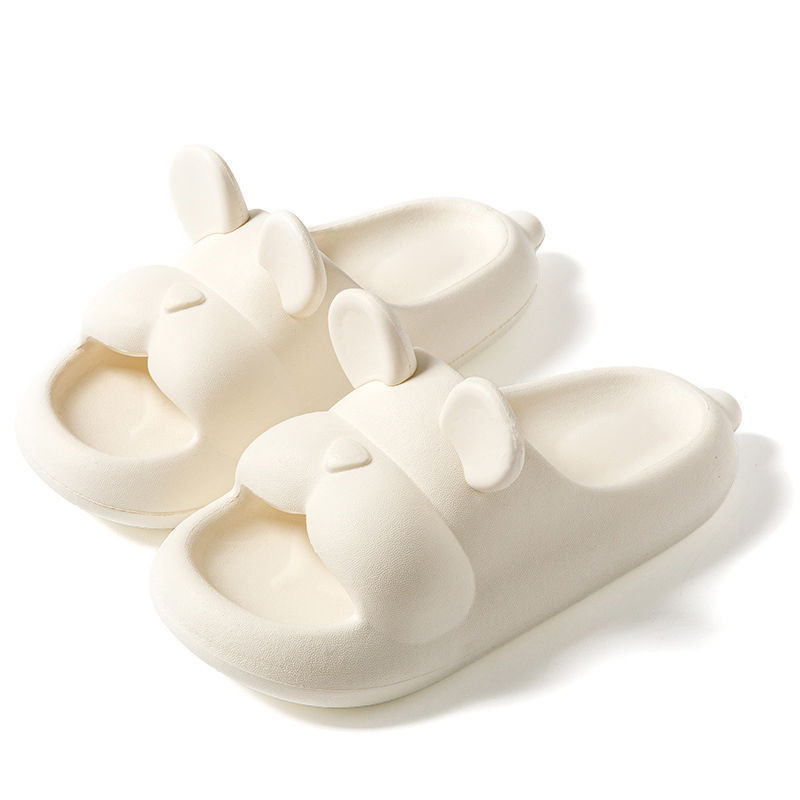 「DR」 รองเท้าแตะผู้หญิงรองเท้าแตะลูกสุนัขน่ารัก Casual All-Match EVA Anti-Slip Soft Sole กีฬากลางแจ้งขนาด: 34-41