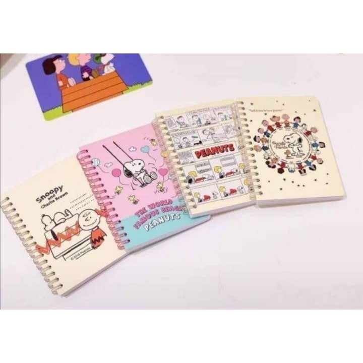 สมุดโน๊ต บันทึก สมุดจด สมุดโน๊ตลายการ์ตูน ขนาด A6