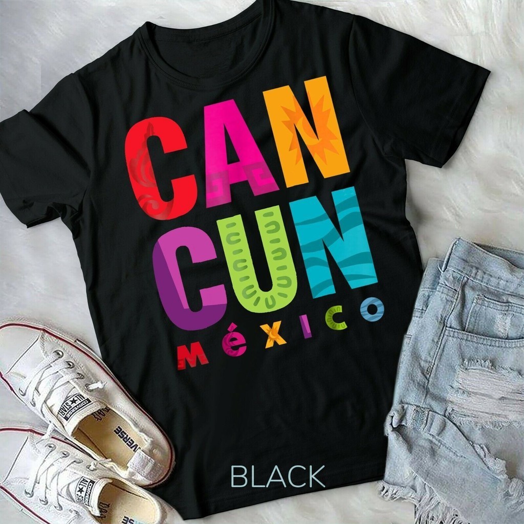 Good Printing Soft Cancun Mexico Men T-Shirt เสื้อยืดเยาวชน