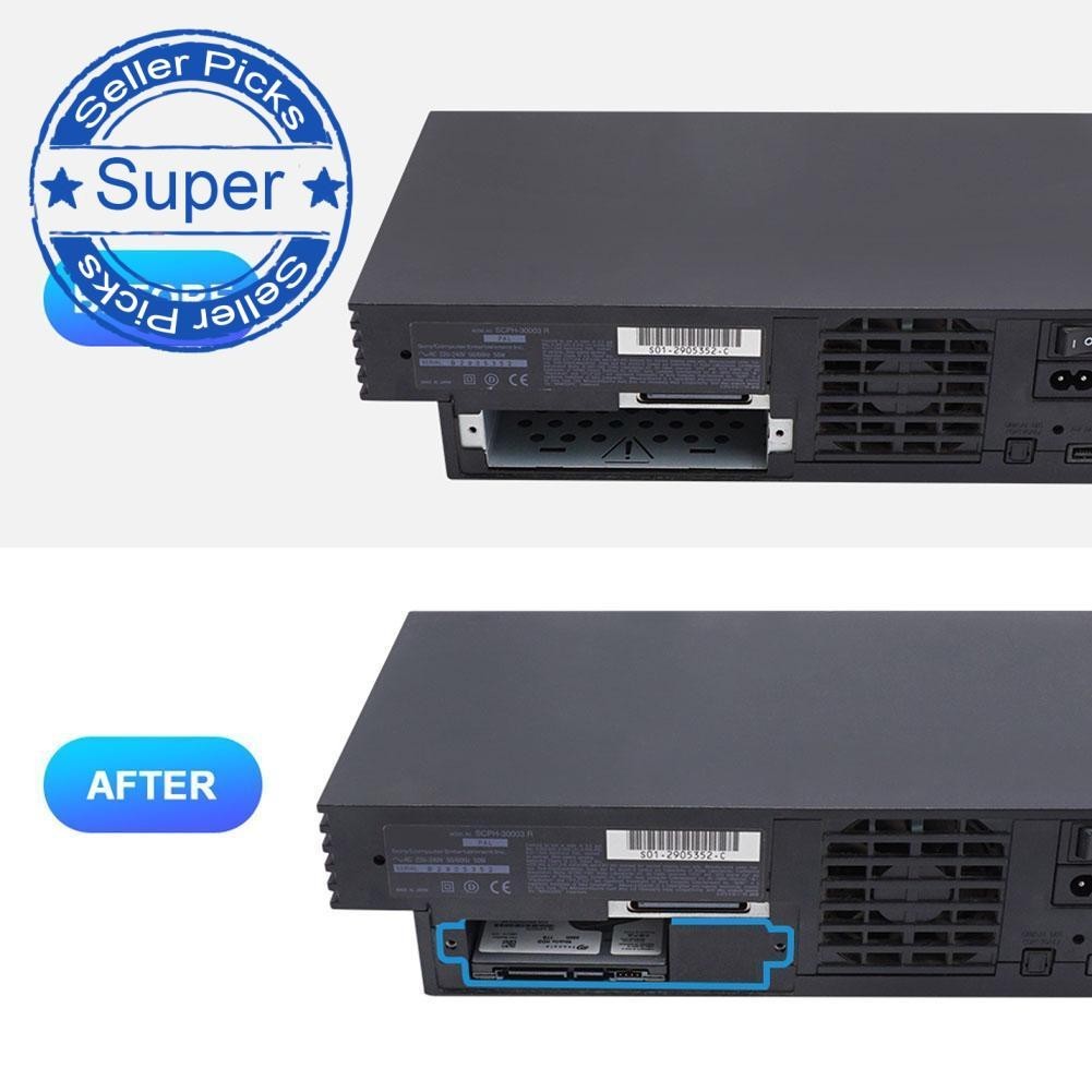 2.5 นิ้วฮาร์ดไดรฟ์วงเล็บ HDD SSD 3D พิมพ์วงเล็บสําหรับ PS2 SCPH-30000 และ SCPH-50000 C2E9