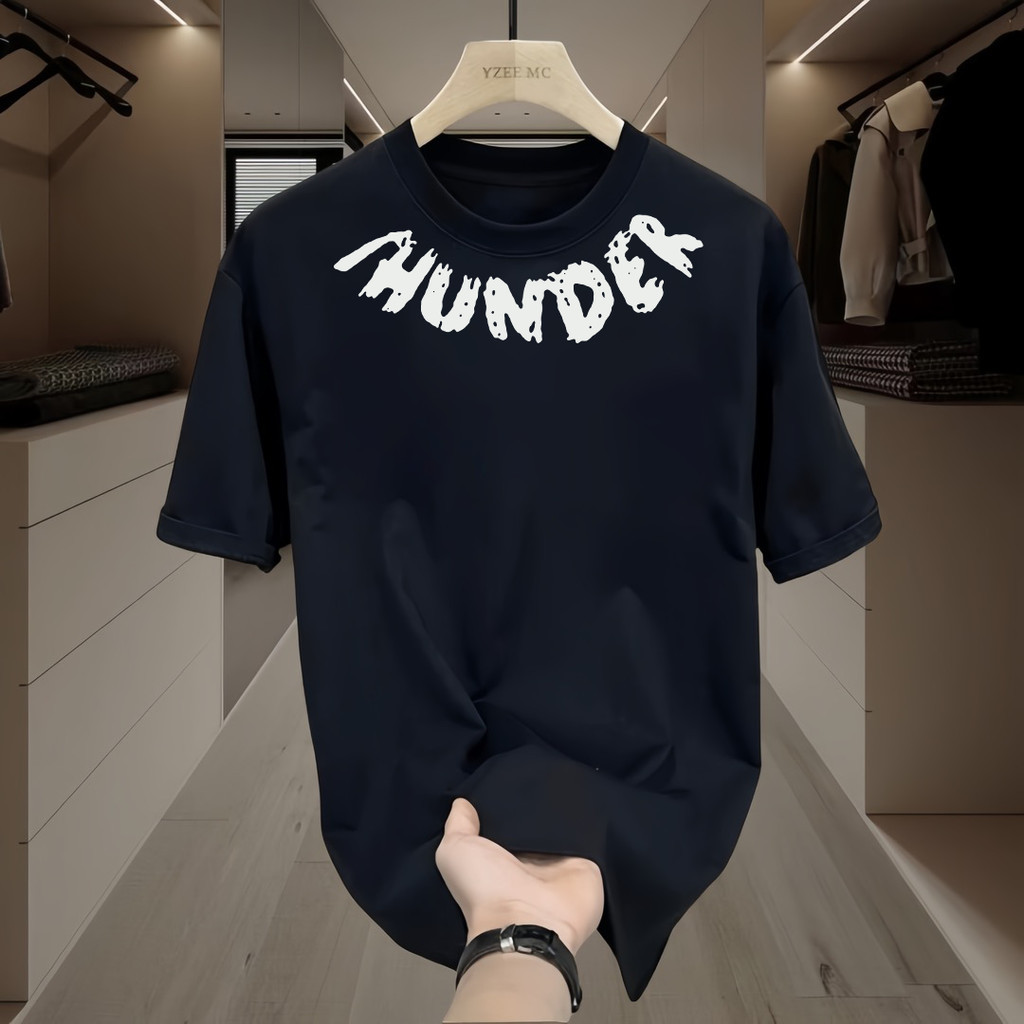（จัดส่งตลอด 24 ชั่วโมง）Fanfei S- 3XL เสื้อยืดผู้ชาย แขนสั้น ไซซ์ คอกลม สีขาว แฟชั่นฤดูร้อน สําหรับ สีดำ 2024