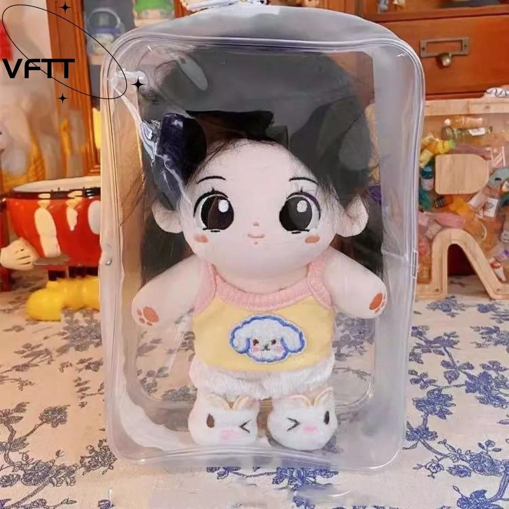 Vftt กระเป๋ากันฝุ่น, PVC ทรงกระบอก OB11 Doll Outing Bag, Portable Small Item Bag Doll Cylind Bag Outdoor