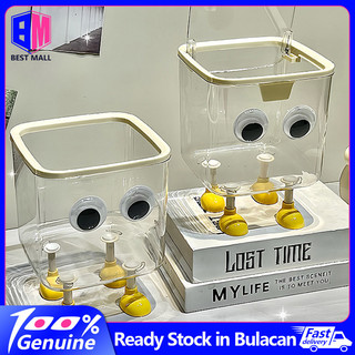 Mini Cartoon Desktop Storage Box With Lid Student Dormitory Desk Dining Table Small Trash Can