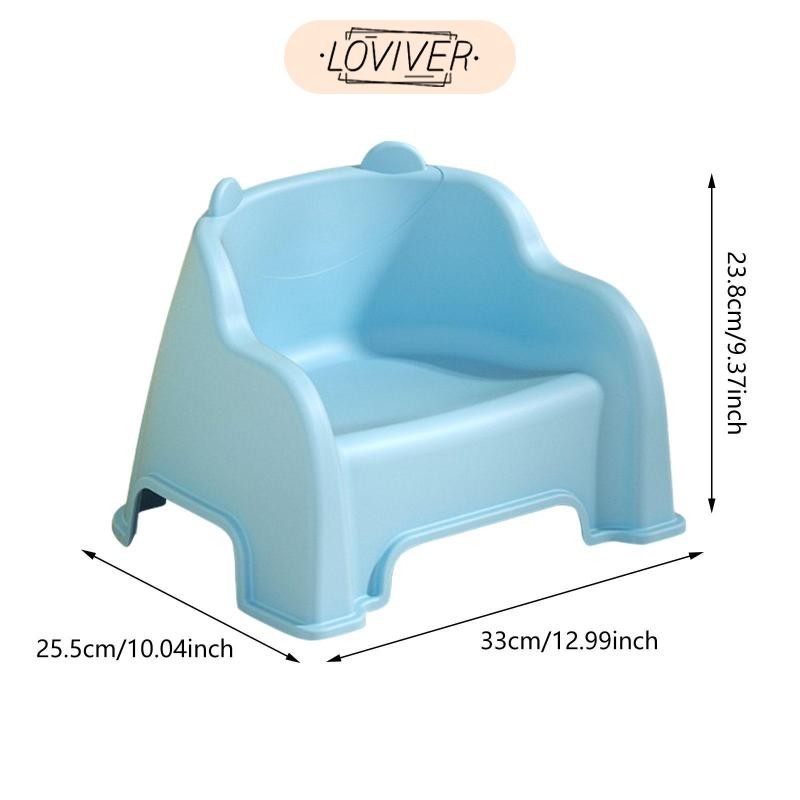 LOVIVER สตูลขนาดเล็ก สตูลเด็ก สตูลเท้าน้ําหนักเบาสบายแข็งแรงพร้อมพนักพิง ราคา ถูกที่สุด ดีลบีเคเค แกลเลอรีภาพที่ 8