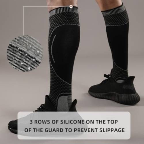 ผ้าสวมกระชับน่องขา ปวด เมื่อย ยืดหยุ่น นุ่ม กล้ามเนื้ออักเสบ ปวดเมื่อย JINGBA SUPPORT  ปวดเมื่อย ปวดขา ซัพพอร์ตขา - รูปที่ 4