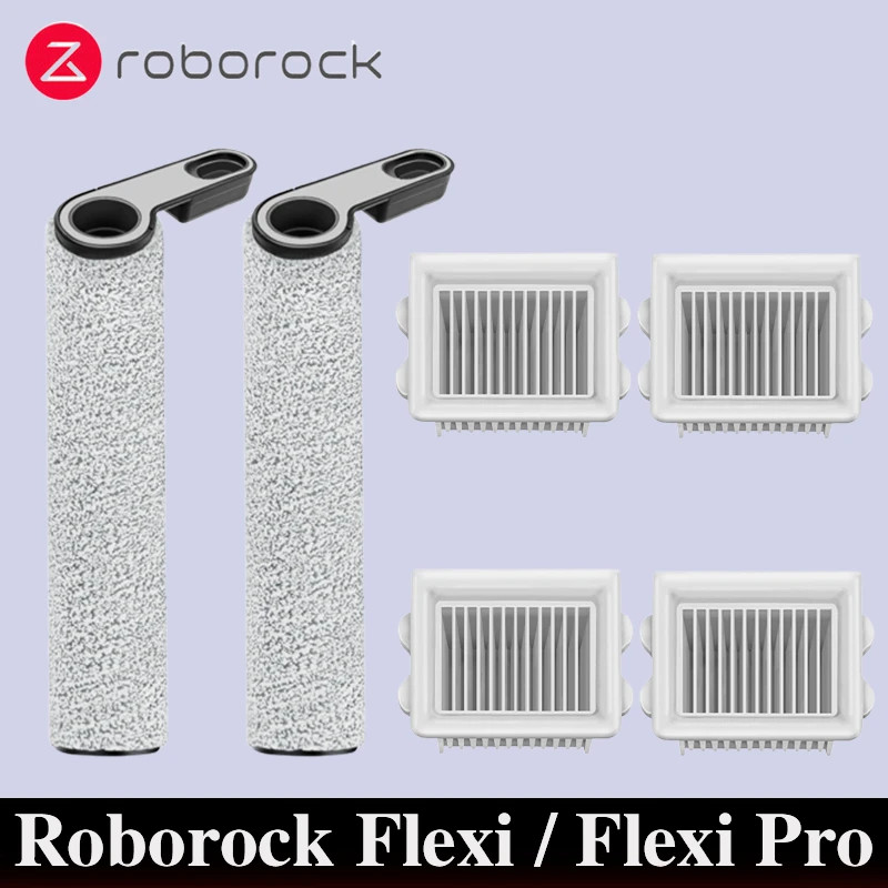 Roborock Flexi Pro เครื่องดูดฝุ่นแบบเปียกและแห้งแปรงลูกกลิ้งและอุปกรณ์กรองอะไหล่ทดแทน(Roborock Flexi Lite model not available)