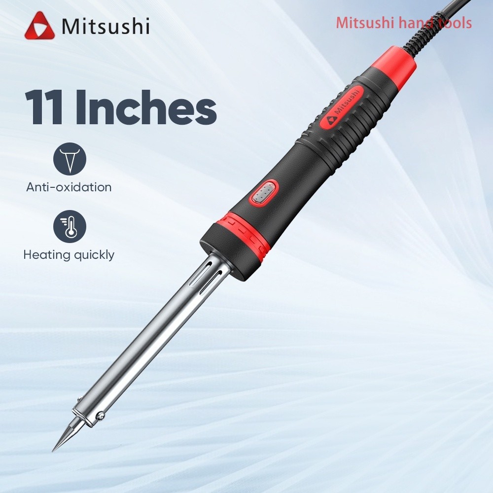 Mitsushi หัวแร้งด้ามปืน 60W หัวแร้งบัดกรี เร่งความร้อนได้