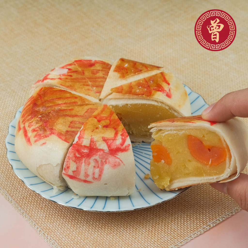 🥮 ขนมเปี๊ยะไข่พิเศษ ไซส์ XXL ไส้ฟัก ไข่เค็ม 5 ฟอง 700 กรัม ขนมเปี๊ยะบางกรวย ขนมเปี๊ยะไข่เค็ม - รูปที่ 4