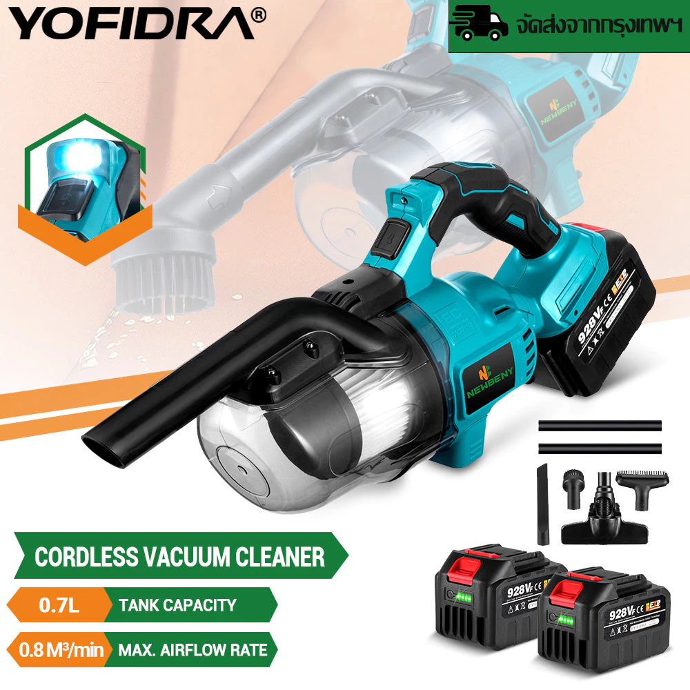 【จัดส่งจากกรุงเทพฯ】4in1 เครื่องดูดฝุ่นไฟฟ้าไร้สาย 1000W 18V เครื่องดูดฝุ่นในรถยนต์ภายในบ้าน แบบพกพา สําหรับ Makita