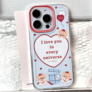 POPPA🔥น่ารักลูกแมวลูกสุนัขเข้ากันได้เคสไอโฟน 11 15 Pro Max 17 14 12 13 Pro Max XR X Max 7 16 14 8 Plus การ์ตูนเชอร์รี่