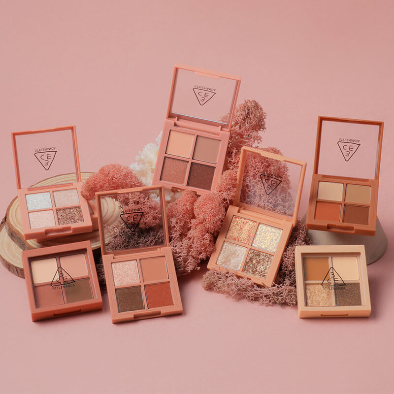 3CE Mini Multi Eye Color Palette 3.2g ทรีซีอี อายแชโดว์พาเลท 4 เฉดสี. ราคา ถูกที่สุด ดีลบีเคเค แกลเลอรีภาพที่ 7