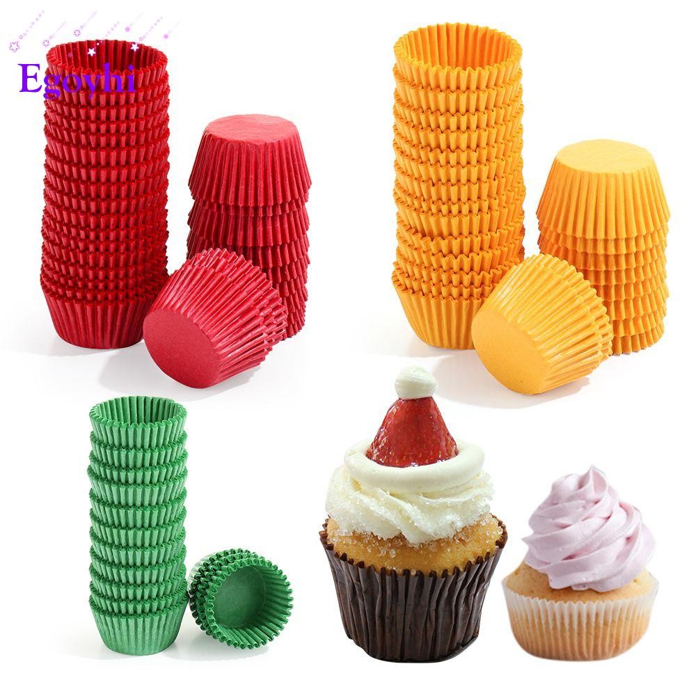 Egoyhi 500/1000PCS เค้กถ้วยกระดาษ DIY ถ้วยอบเค้ก Liner Pastry เครื่องมือมัฟฟินกรณี