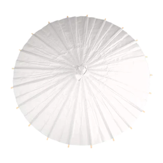 ร่มกระดาษสีขาวสไตล์จีนย้อนยุคขนาด 60/84 ซม. ร่มกระดาษ DIY ทาสีได้ อุปกรณ์ประกอบฉากถ่ายภาพ ตกแต่งงานแต่งงาน