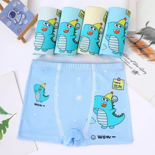 แพ็ก 5 ชิ้นสุดคุ้ม! กางเกงในเด็กชาย ทรง Boxer สำหรับเด็ก 1-8 ขวบ ผ้านิ่ม ใส่สบาย ไม่ม้วนขอบ ระบายอากาศดี Y30