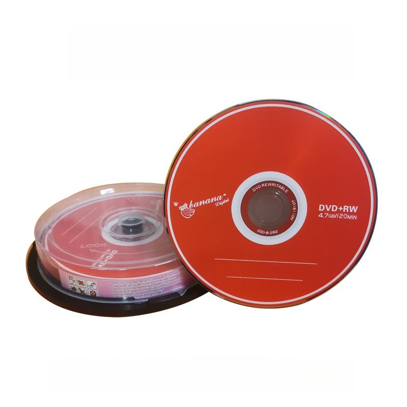 แผ่นดิสก์ที่เขียนซ้ำได้ DVD+RW สามารถเขียนซ้ำได้| แผ่นซีดีเปล่าที่สามารถบันทึกได้