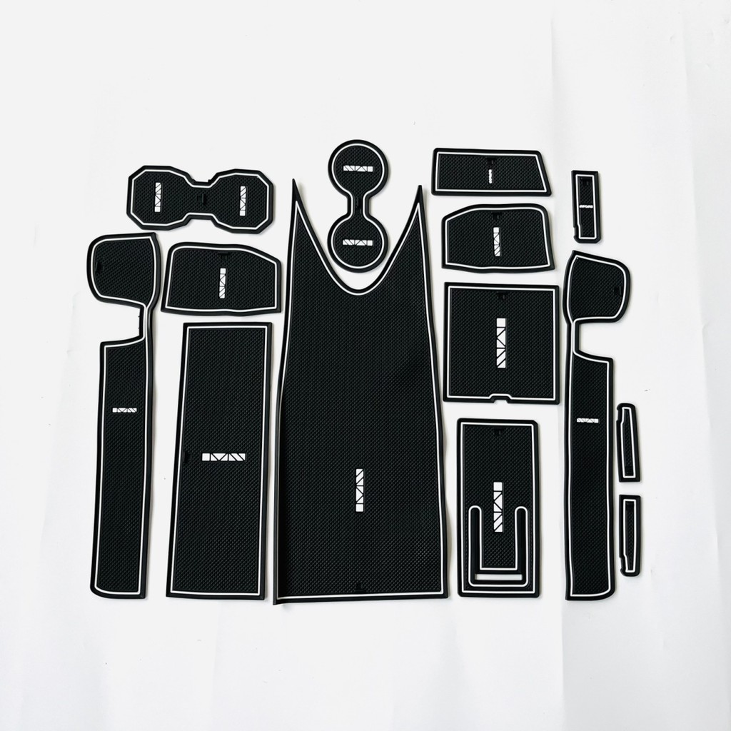 Jaecoo J6 6 ซิลิโคนประตู Groove Mat, Storage Groove Anti Slip Mat, ภายในรถถ้วยน้ํา Groove Mat - รูปที่ 5