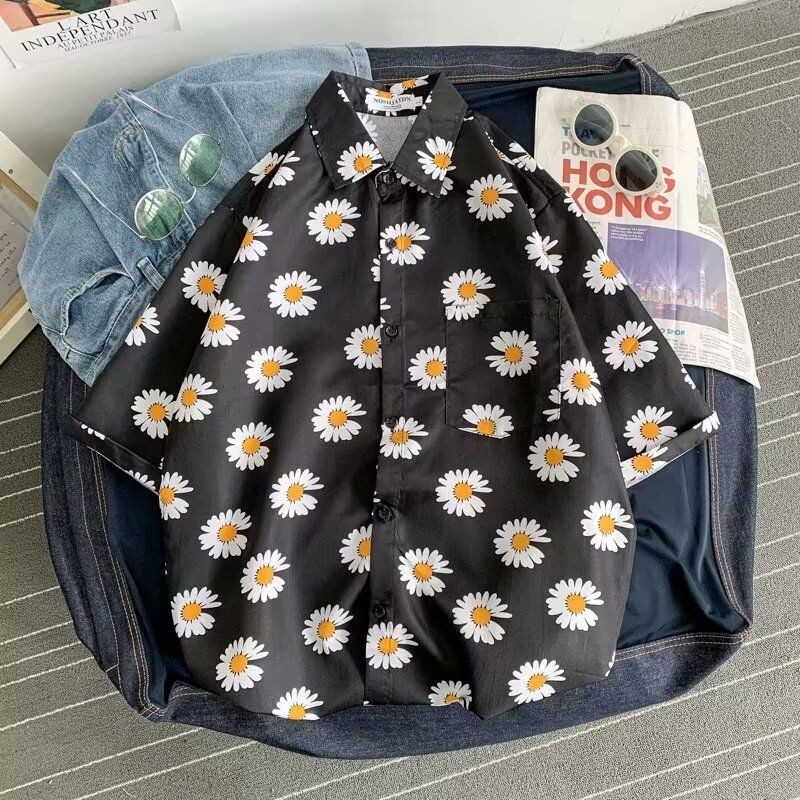 เอร์เชนชิ เสื้อลายดอกไม้แขนสั้น เสื้อคู่สงกรานต์ thumbnail 8