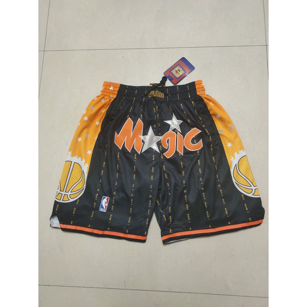 Orlando Magic Black City Edition กางเกงฟุตบอล ไซส์ใหญ่ แห้งไว มีกระเป๋า