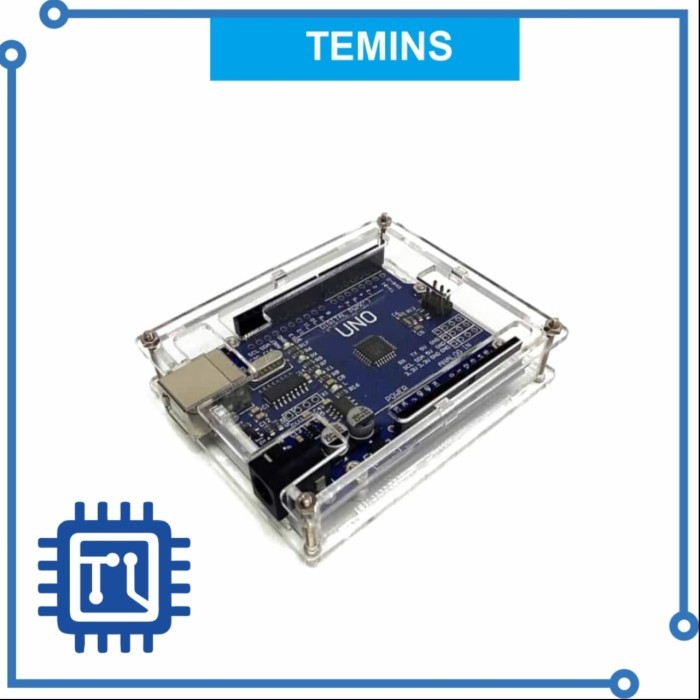 Arduino Uno R3 Clear V3 Plastic / Acrylic Case Arduino Case Box - พลาสติก