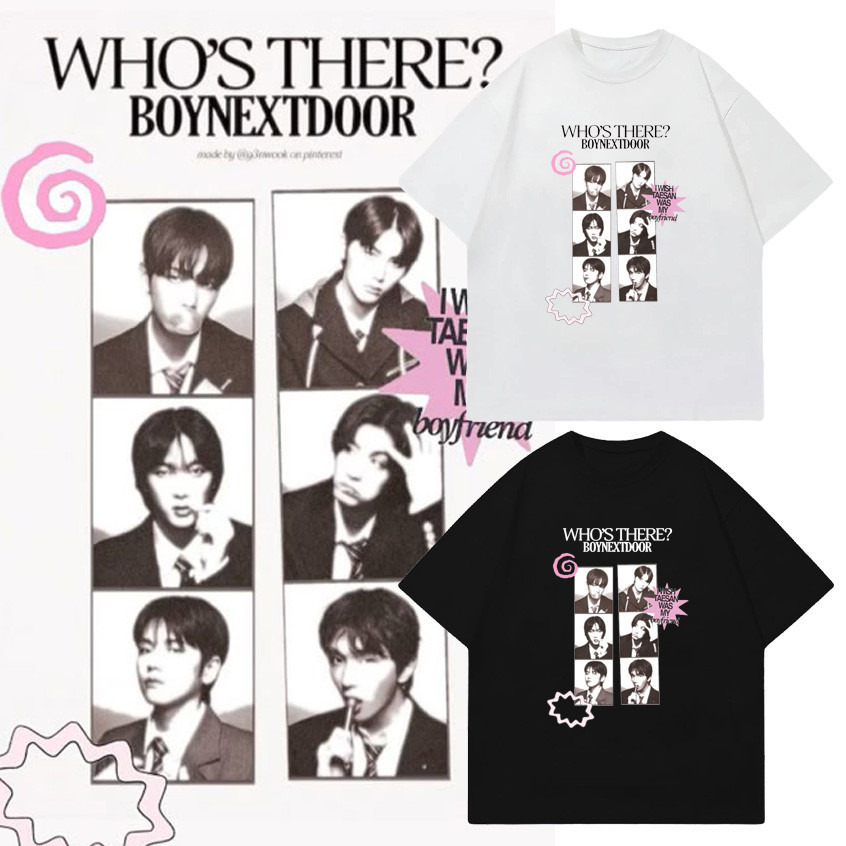 🚪 Hot เสื้อยืด BOYNEXTDOOR ผ้าคอตตอน  ลายสวย ผ้าดี สวมใส่สบาย เสื้อยืด unisex SIZE S-5XL #BND05