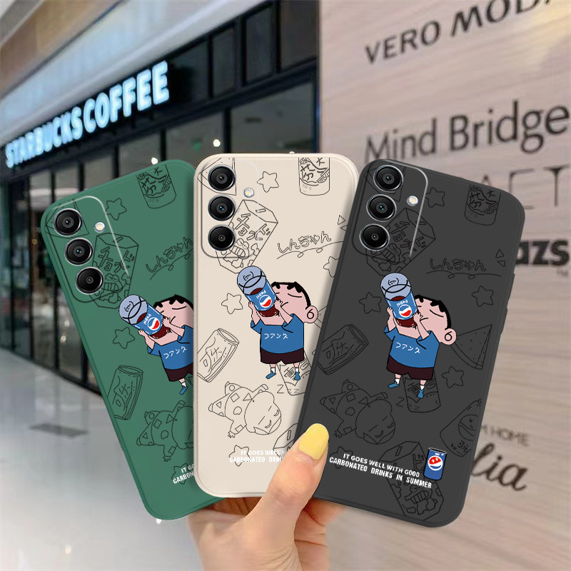 เคส Samsung A16 / A34 5G / A35 5G / A24 4G / A25 5G tpu ฟรีเชือกเส้นเล็กแฟชั่นเคสโทรศัพท์แบบนิ่ม KCXX - รูปที่ 3