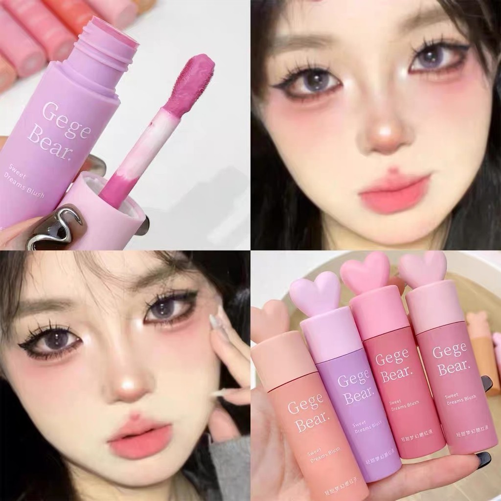 V-shop:  บลัชออนเนื้อนุ่มดุจกำมะหยี่ ปัดแก้ม ตา ปาก เกลี่ยง่าย Blush- Apply On Cheeks Eyes, Mouth, C1022