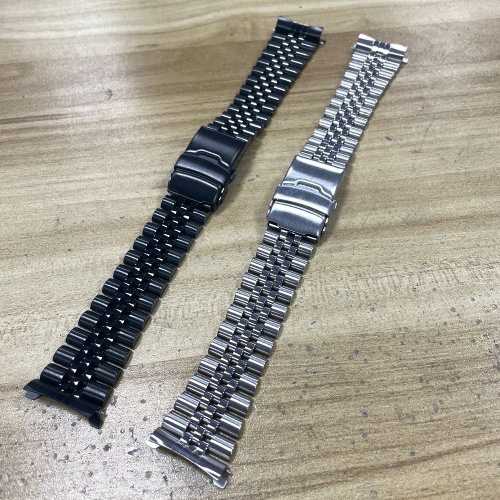 สําหรับ 22mm Seiko Turtle strap Prospex PADI Hollow Curved Seiko King Turtle Jubilee WatchBand strap Bracelet