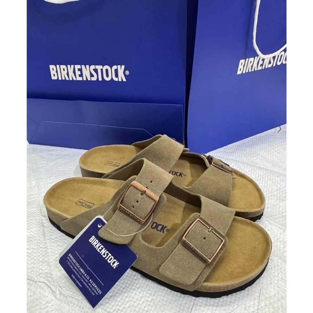 ✨ของแท้ 100%✨ BIRKENSTOCK  NU Oiled Habana รองเท้าแตะ Unisex สี้น้ำตาลเข้ม